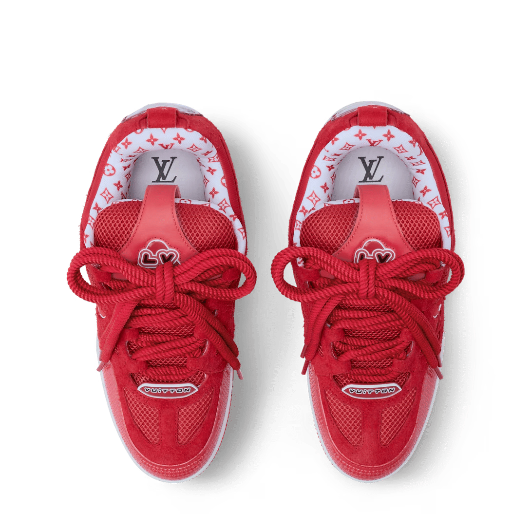 LV Skate Sneaker Red