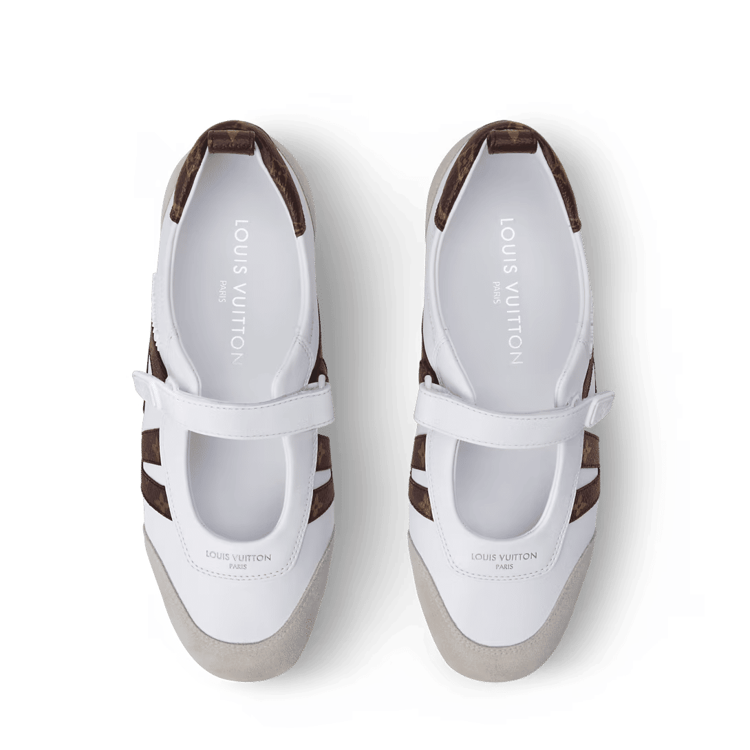 LV Sneakerina Mary Jane White