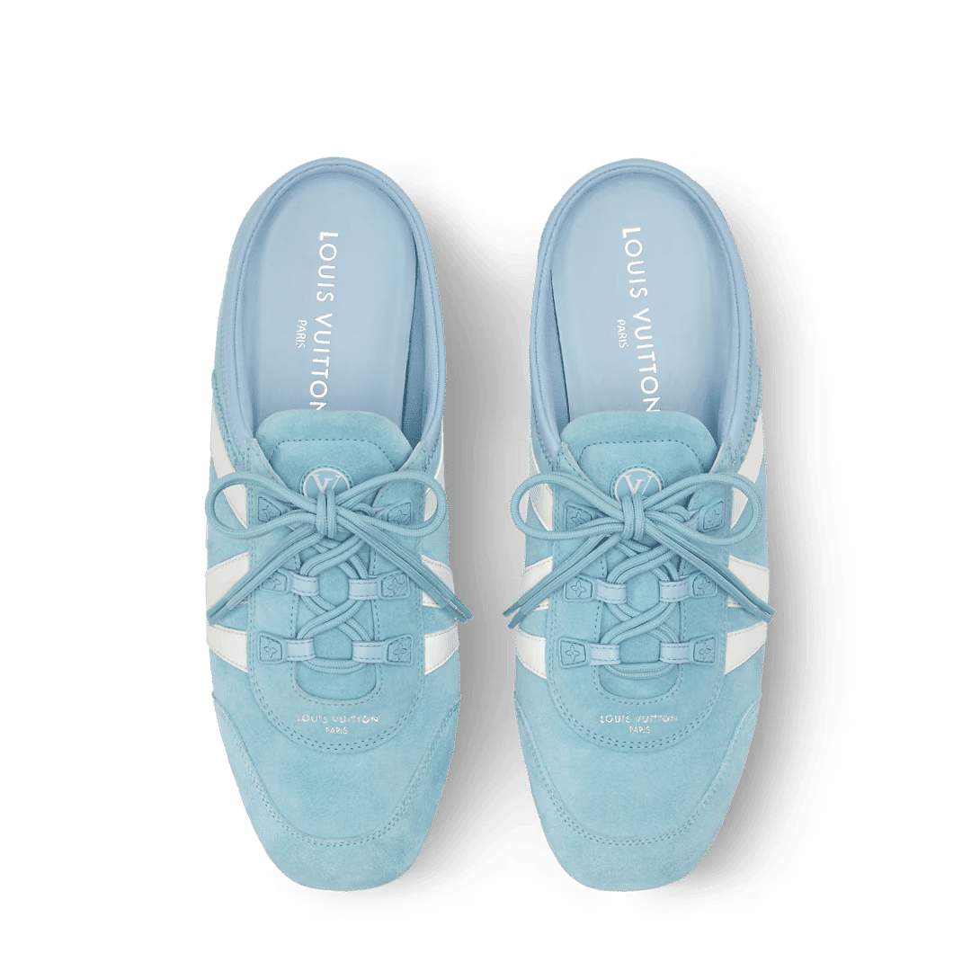 LV Sneakerina Open Back Sky Blue
