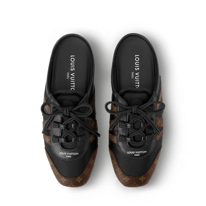 LV Sneakerina Open Back Black