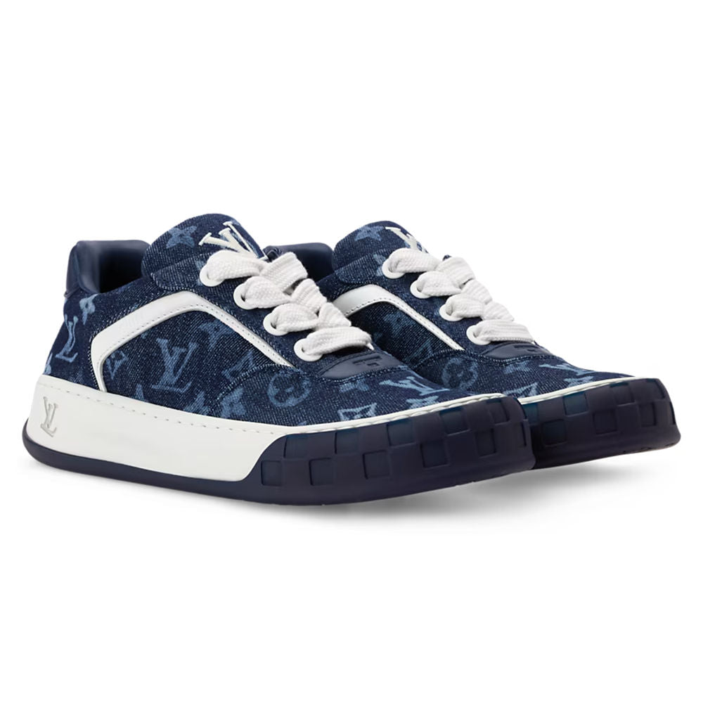 LV Tilted Sneaker Indigo Blue
