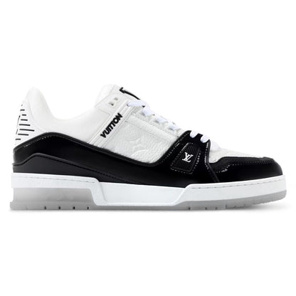 LV Trainer Sneaker Black White