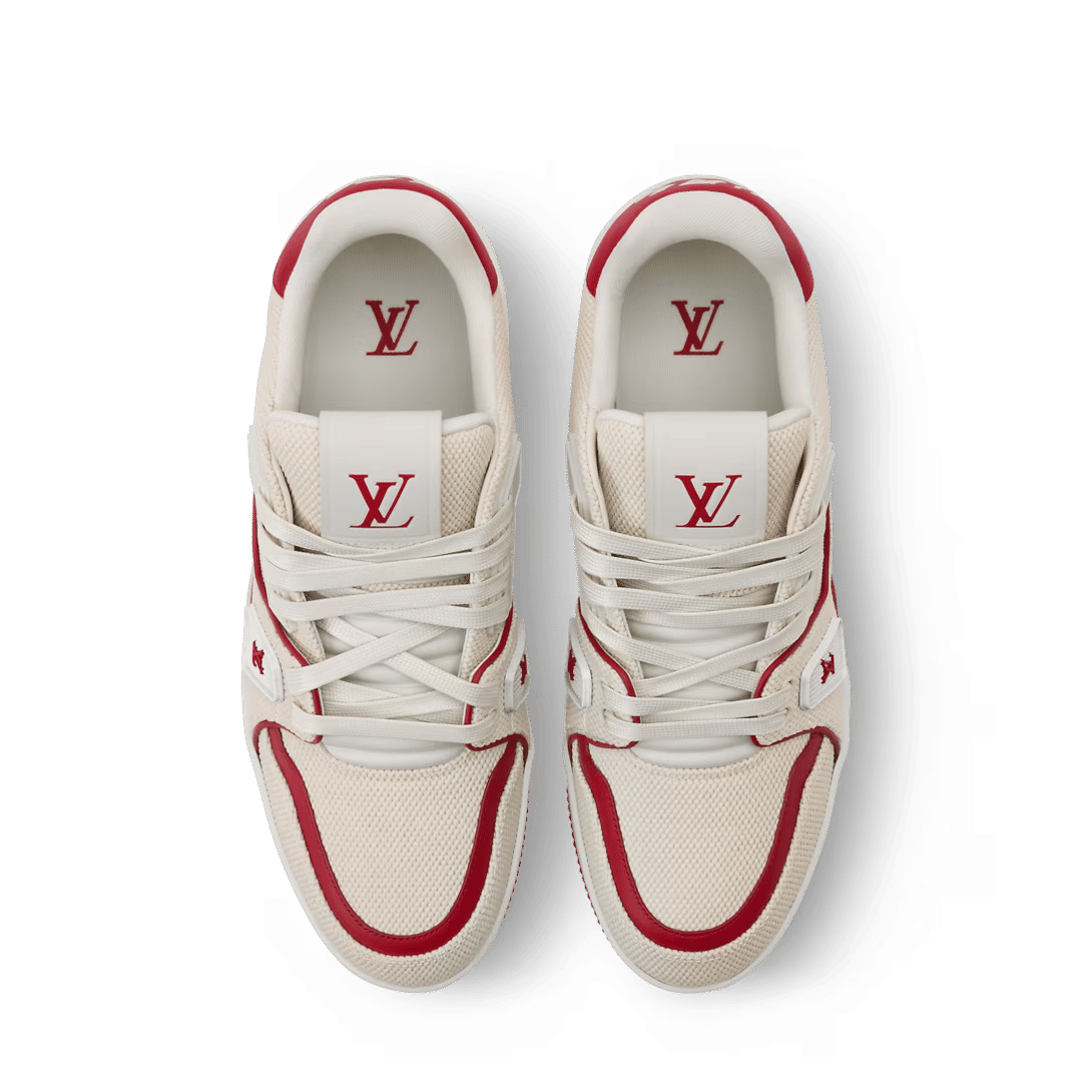 LV Trainer Red Canvas