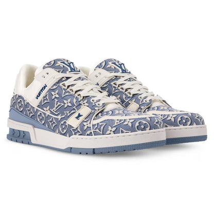 LV Trainer Sneaker Blue