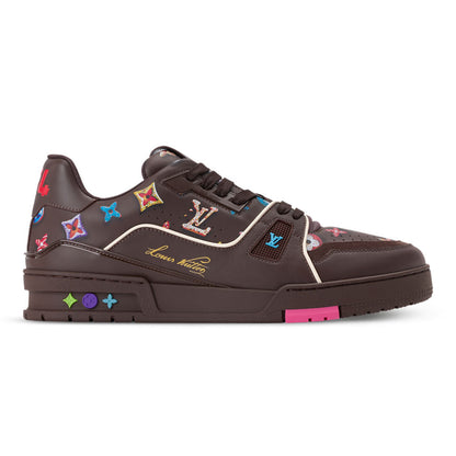 LV Trainer Sneaker Coordinates With The Seasonâ€™s Monogram Donuts