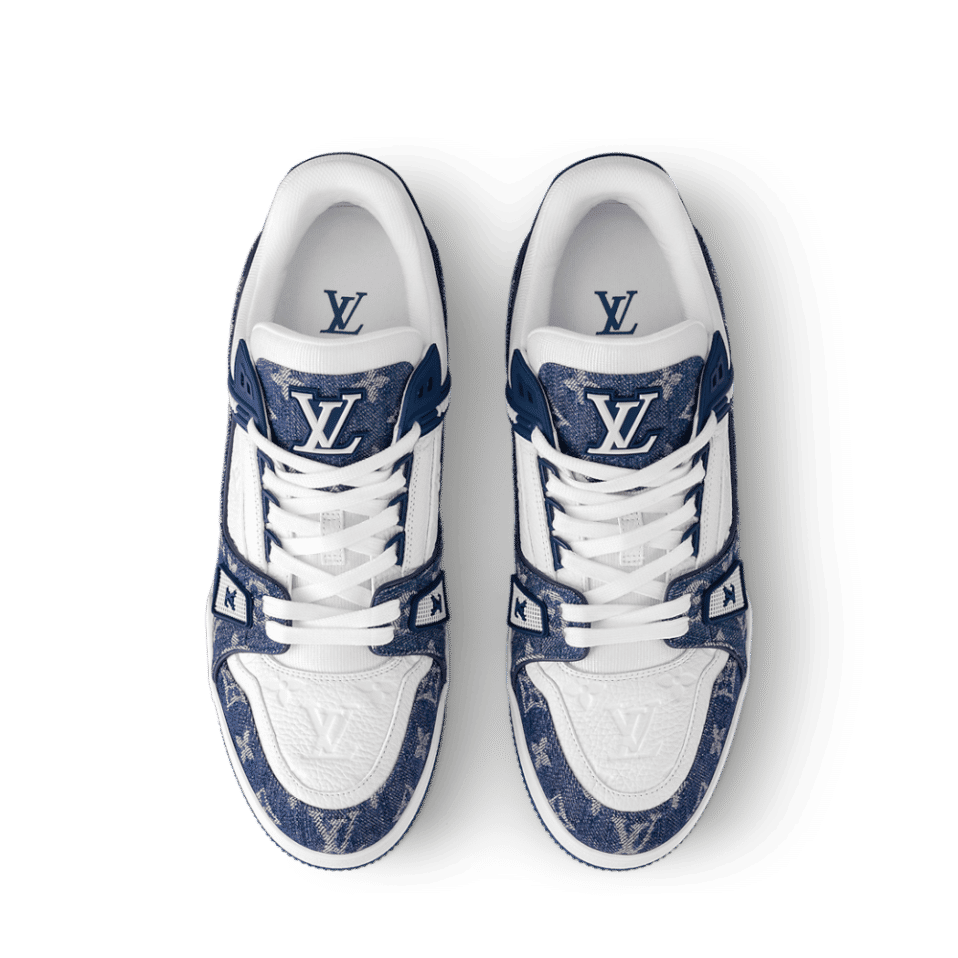 Louis Vuitton LV Trainer Sneaker â€˜Denim Monogram Blueâ€™