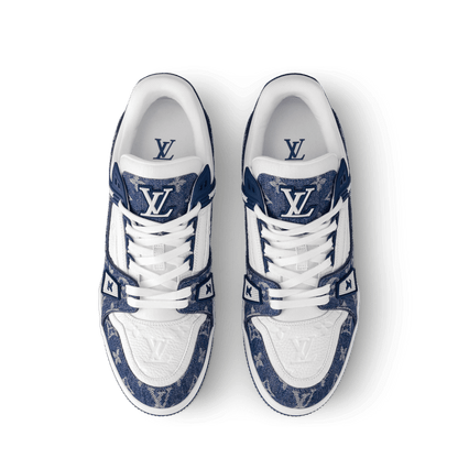 Louis Vuitton LV Trainer Sneaker â€˜Denim Monogram Blueâ€™