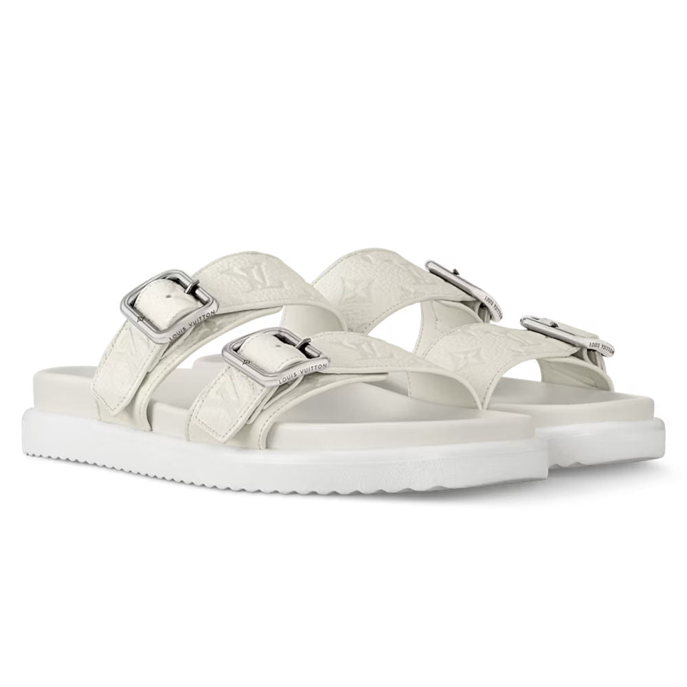 LV Venice Mule White