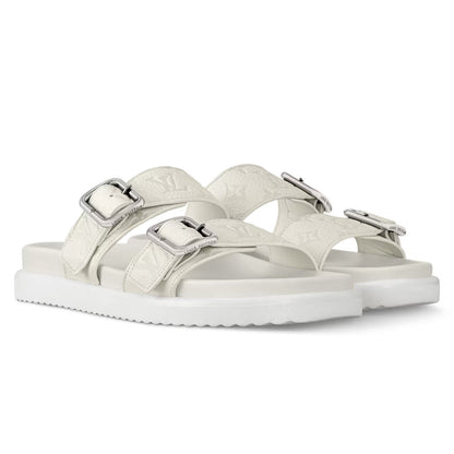 LV Venice Mule White