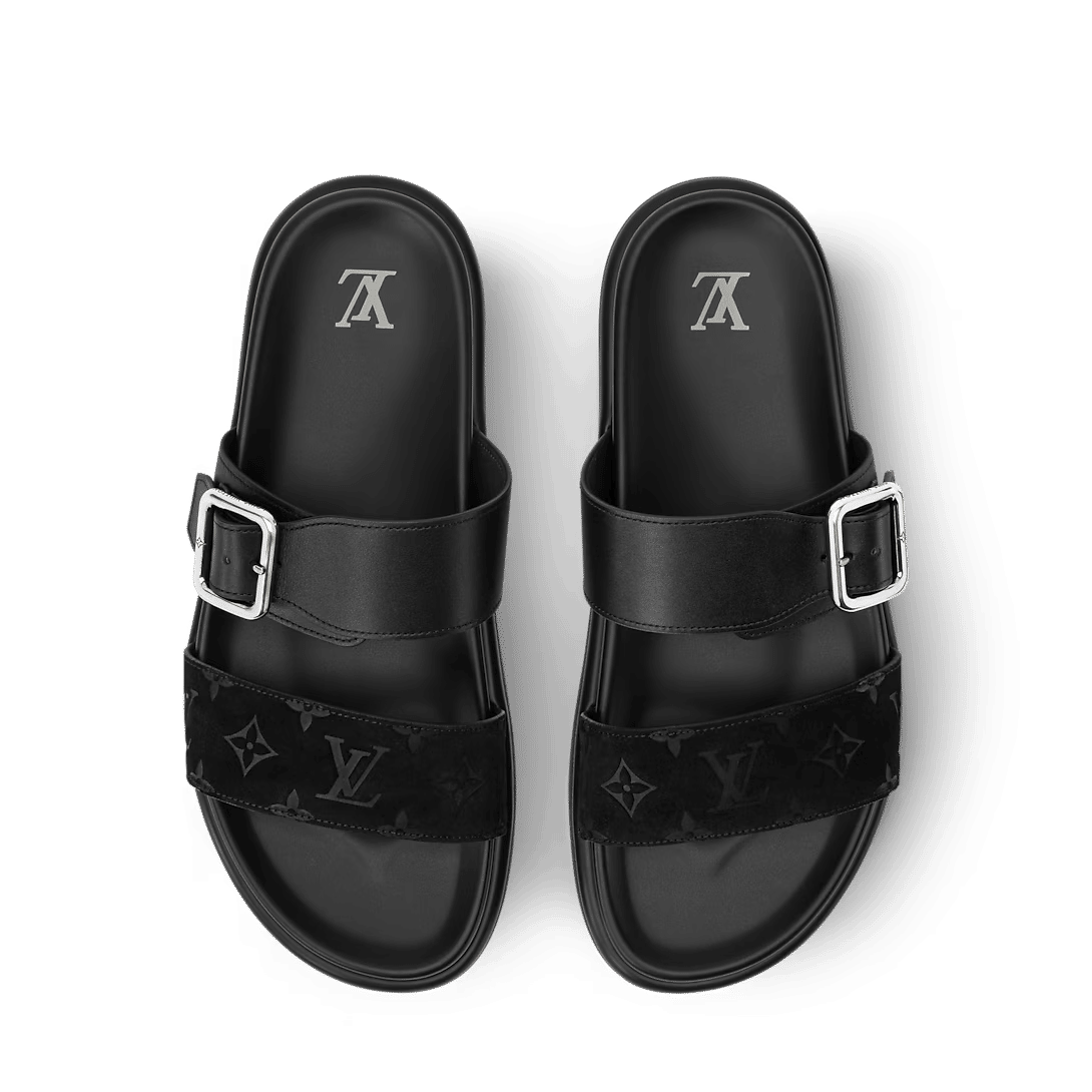 LV Venice Mule Taupe Black