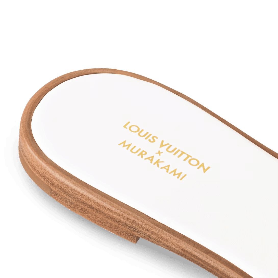 LV x TM Lily Flat Mule White