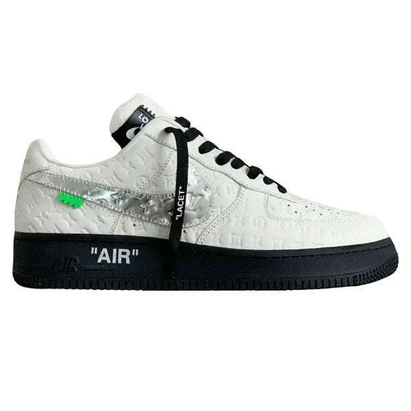 Louis Vuitton x Nike Air Force 1 Low â€˜White Black Silverâ€™