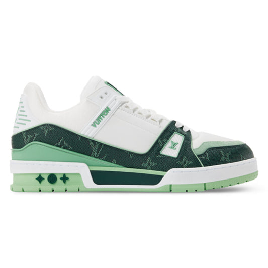 Louis Vuitton LV Trainer Sneaker â€˜Denim Monogram greenâ€™