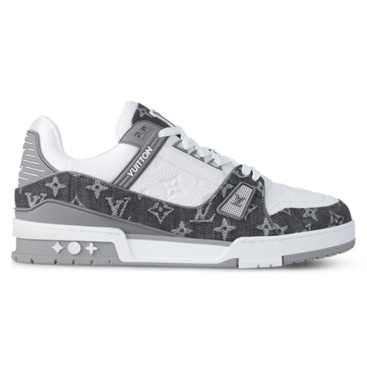 Louis Vuitton LV Trainer Sneaker â€˜Denim Monogram Greyâ€™