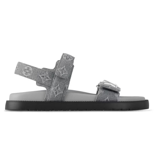 LV Sunset Flat Comfort Sandals â€˜Grayâ€™