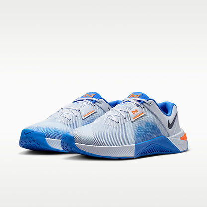 Metcon 10 Men's Workout Shoes Football Grey/Blue Crystal/Orange Frost/Midnight Navy