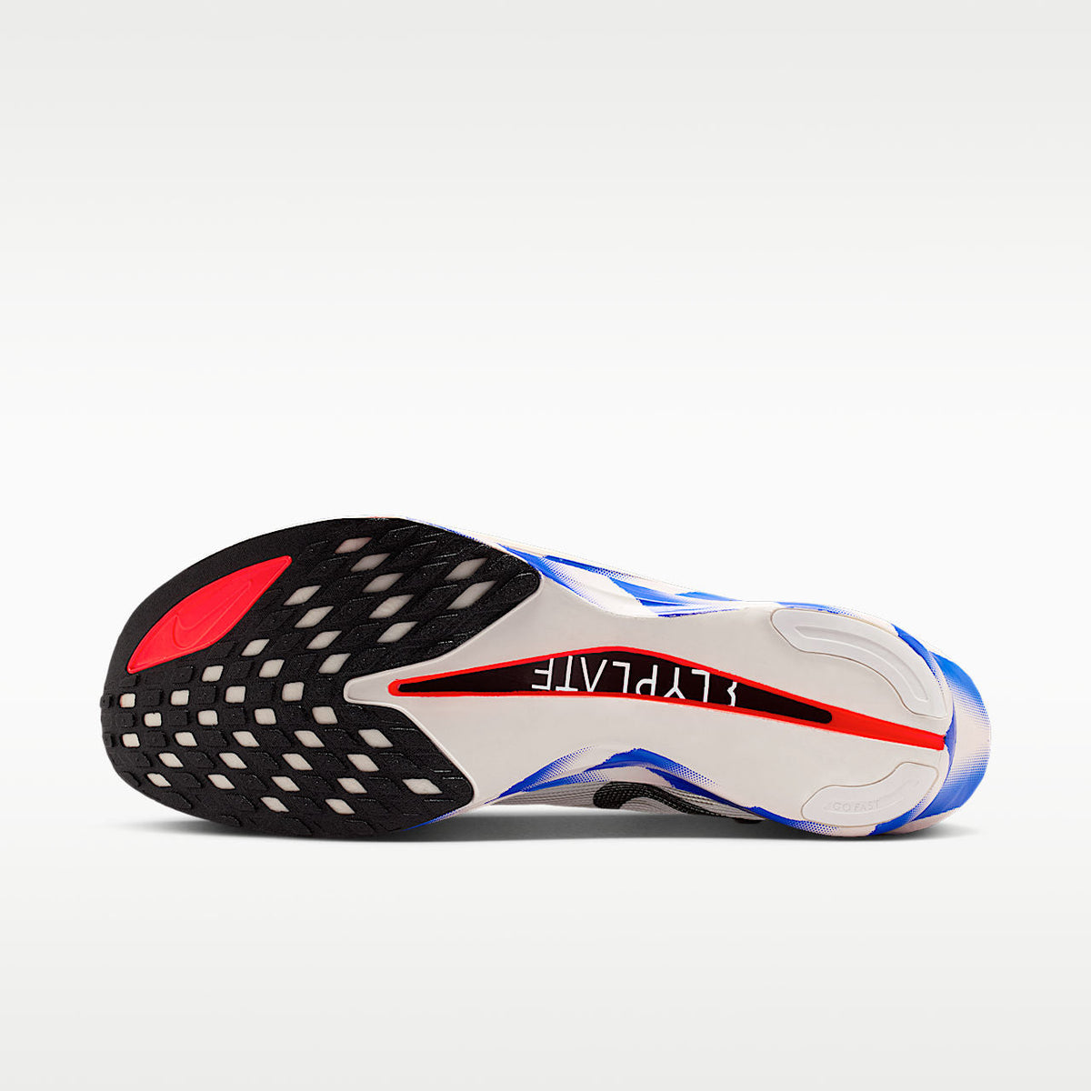 Streakfly 2 Men's Racing Shoes Carbon Fiber Plate White Blue Crimson Black