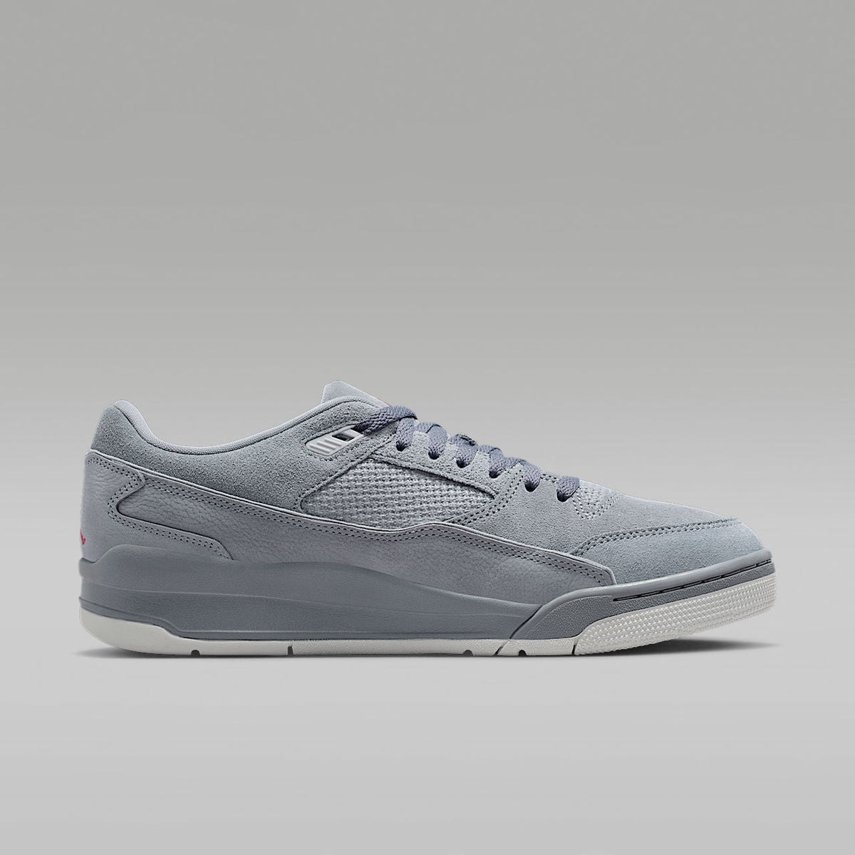 Flight Court Men's Shoes Cool Grey Leather Suede