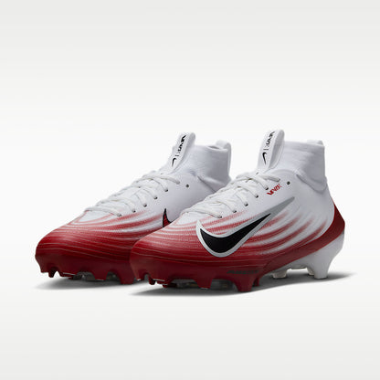 Vapor Pro 1 Football Cleats Air Zoom White/Team Crimson/Metallic Silver/Black