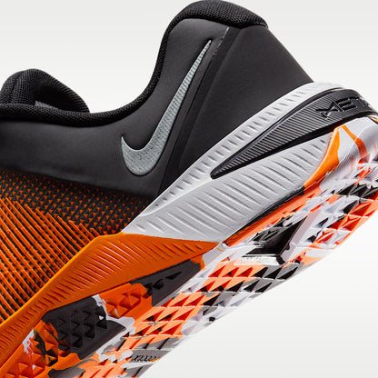Metcon 10 Men's Workout Shoes Black Safety Orange Wolf Grey