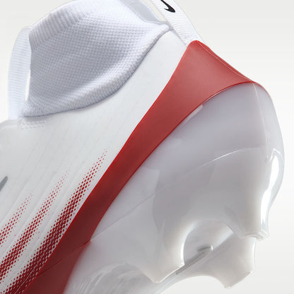 Vapor Pro 1 Football Cleats Air Zoom White/Team Crimson/Metallic Silver/Black
