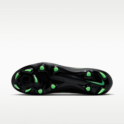 Phantom 6 High Academy Multi-Ground Soccer Cleats Black/Black/Illusion Green
