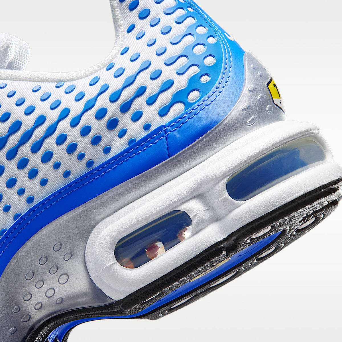 Air Max Plus VII Men's Shoes White/Blue Crystal/Metallic Silver/White