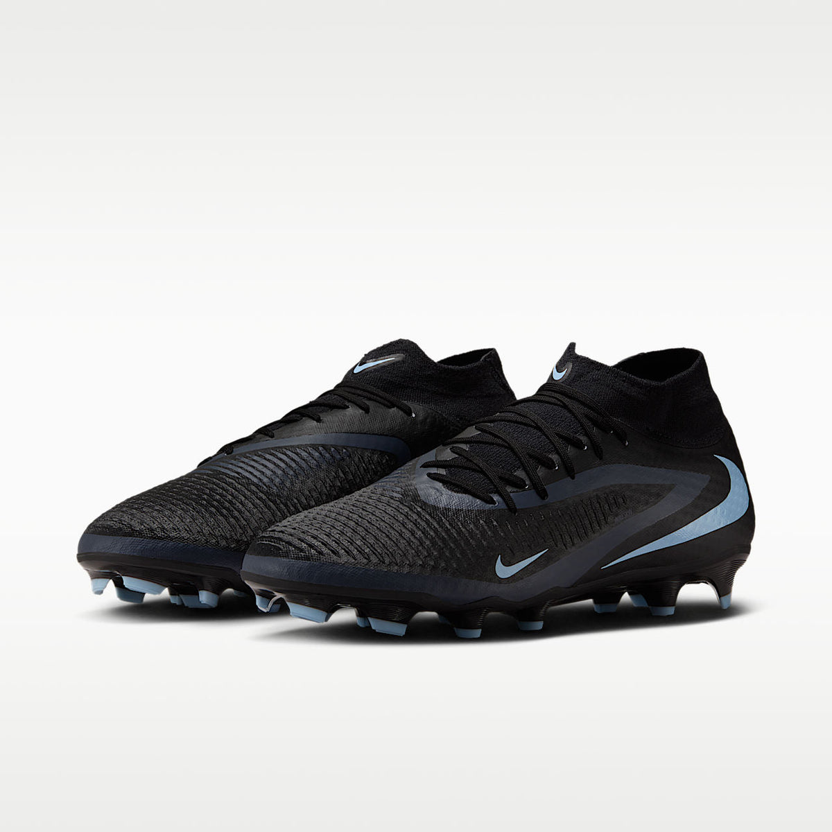 Phantom 6 High Academy Multi-Ground Soccer Cleats Black/Black