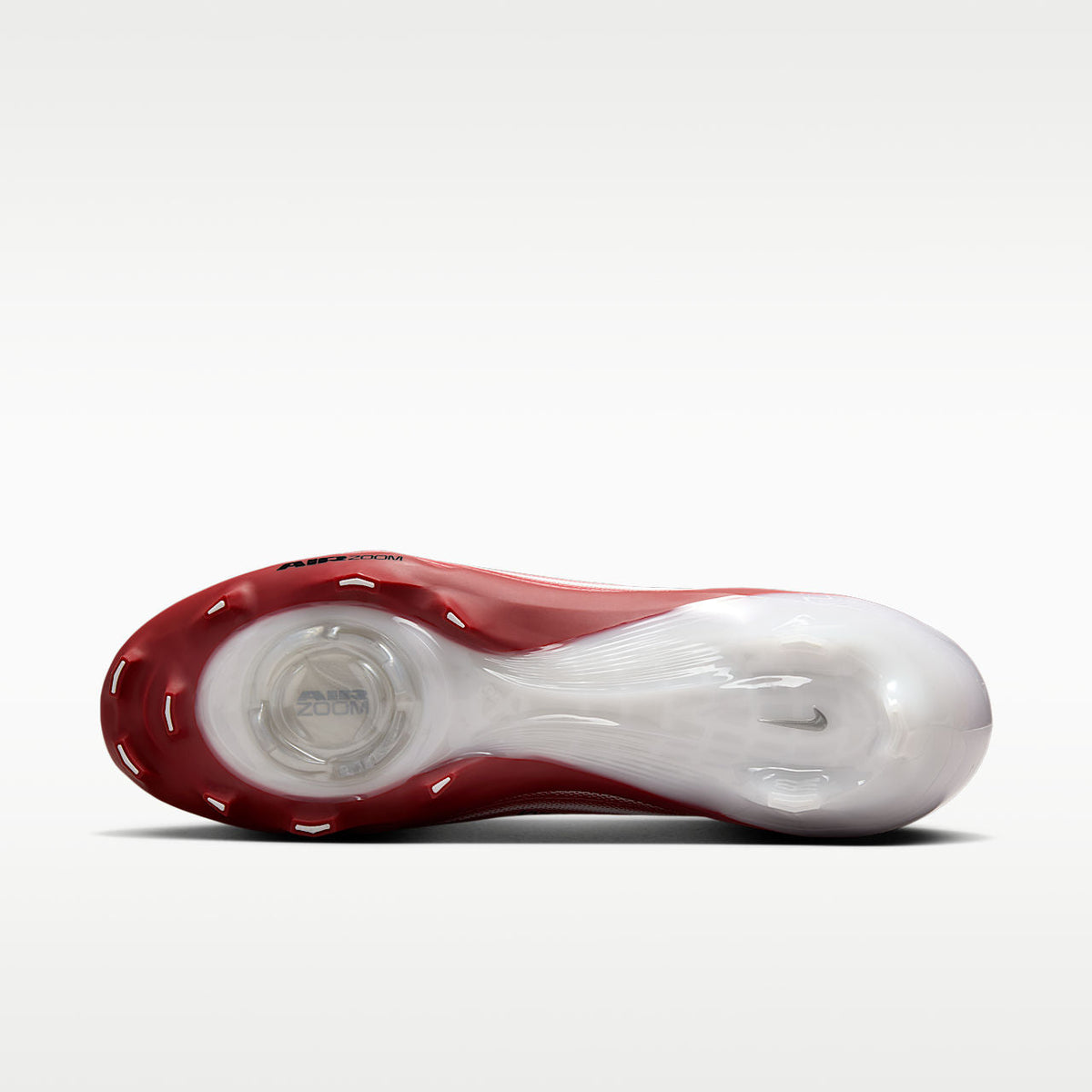 Vapor Pro 1 Football Cleats Air Zoom White/Team Crimson/Metallic Silver/Black