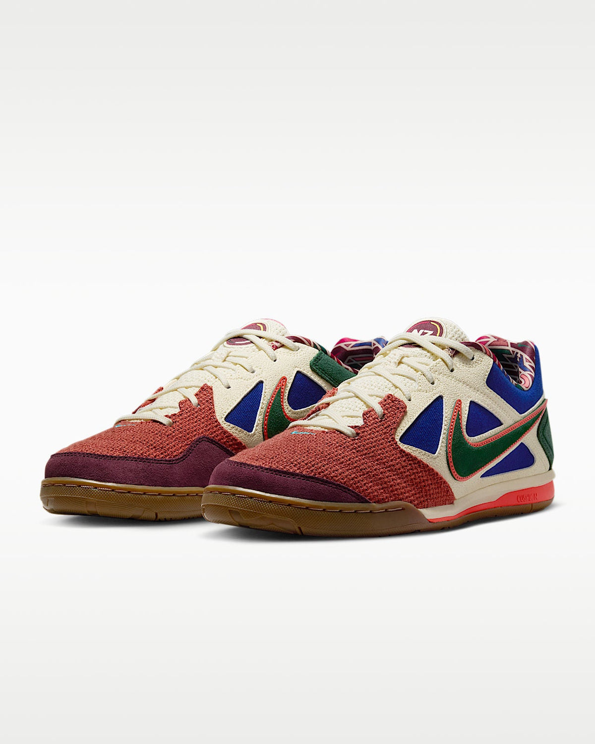 Gato N7 Men's Shoes Coconut Milk/Dusty Peach/Deep Royal Blue/Fir