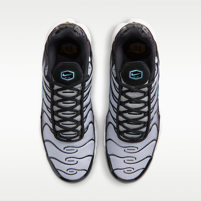 Air Max Plus Shoes Airy Mesh Black/Light Smoke Grey/White/Football Blue