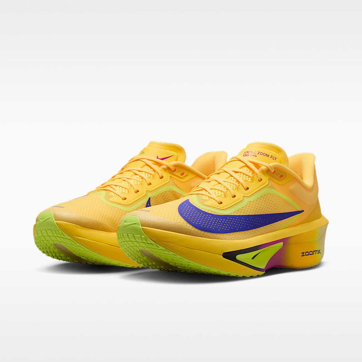 Zoom Fly 6 Men's Road Racing Shoes Citron Pulse/Volt Ice/Hyper Violet/Indigo Burst