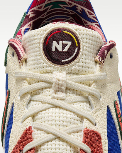 Gato N7 Men's Shoes Coconut Milk/Dusty Peach/Deep Royal Blue/Fir