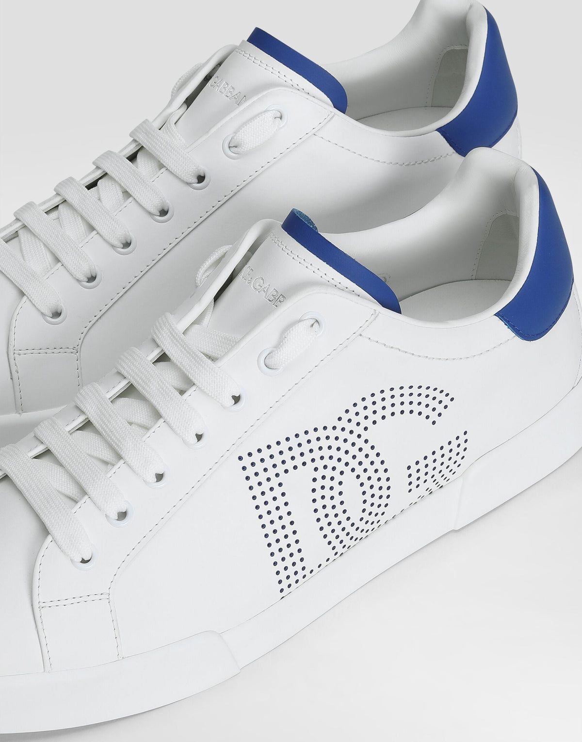 Strobel Portofino Light Men's Calfskin Sneakers White Blue