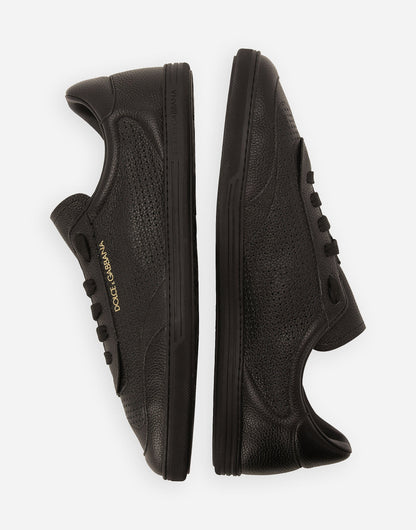 Men's Saint Tropez Sneakers Perforated Calfskin Black