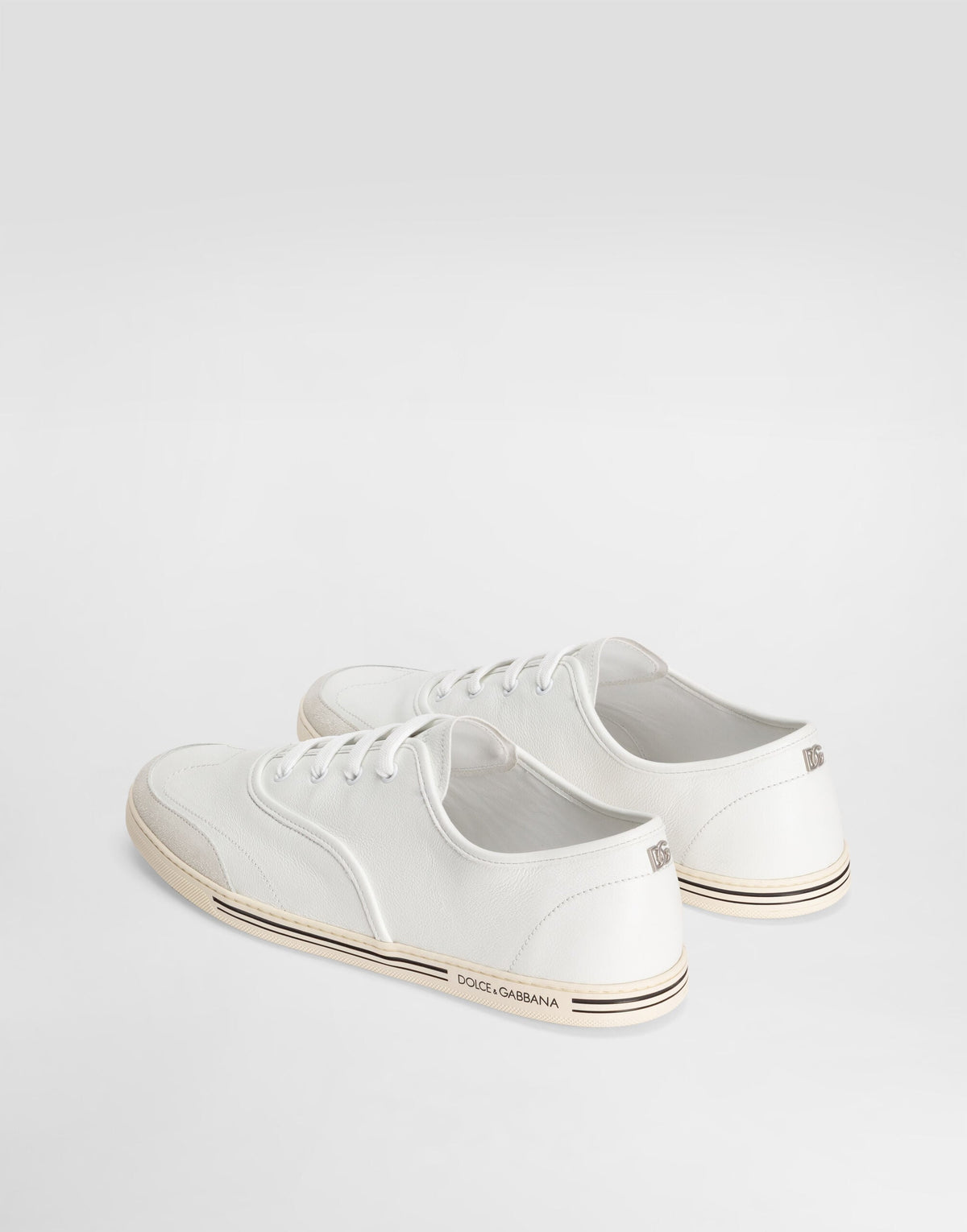 Saint Tropez Men's Calfskin Sneakers White