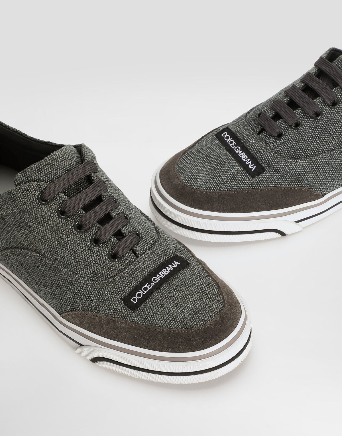 DG Sailing Men's Linen Sneakers Multicolor