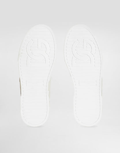 Portofino Men's Nappa Calfskin Low-Top Sneakers Multicolor TPU Outsole