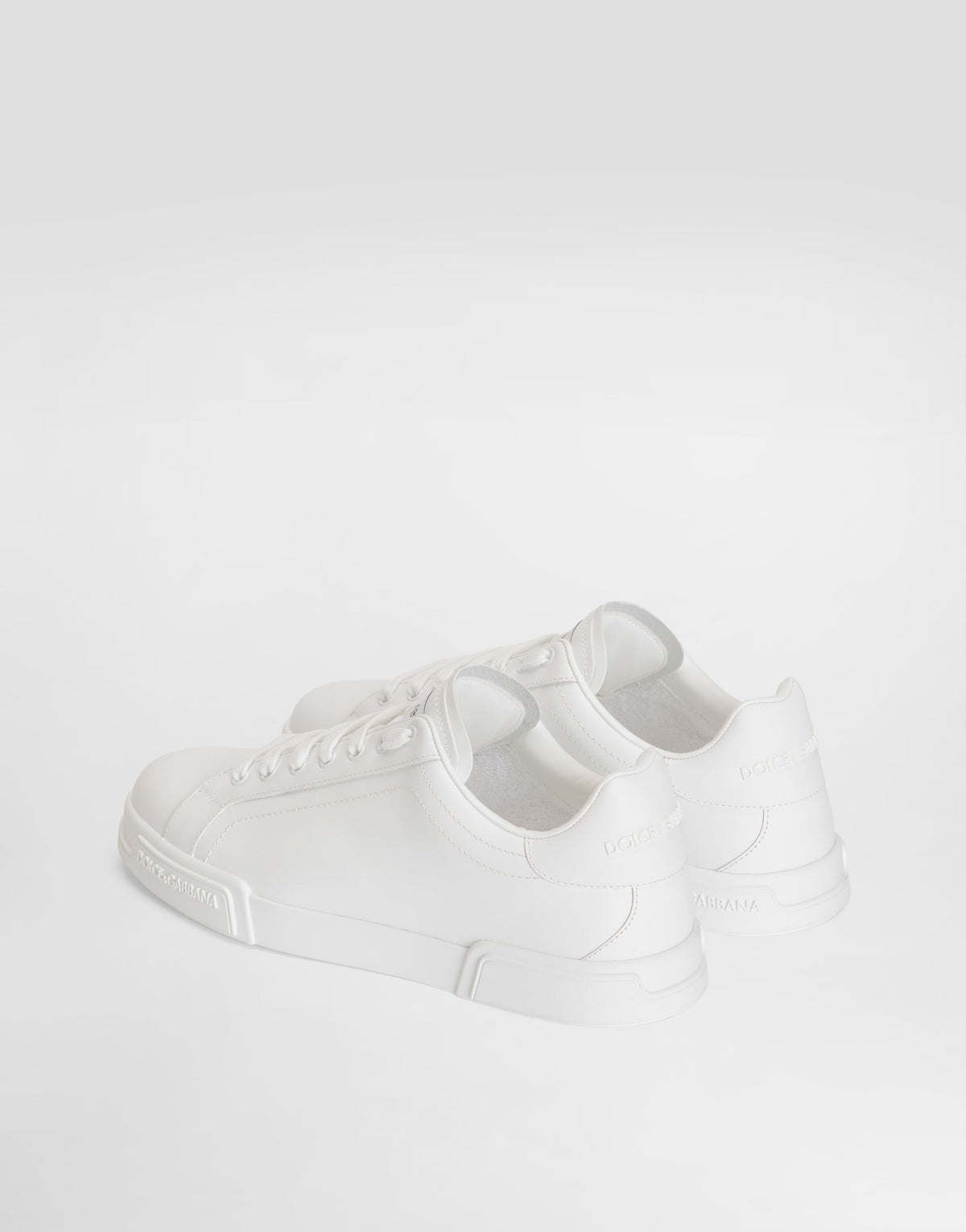 Portofino Light Men's Sneakers in Calfskin White