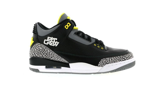 AJ 3 Retro Oregon Ducks Pit Crew Black