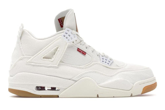 AJ 4 Retro Levi's White